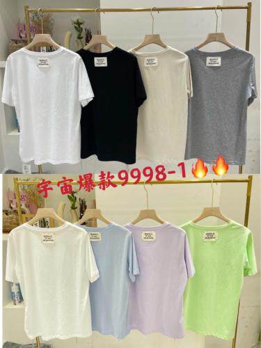 现货备货10000件T面料吸汗柔软，女装，柒外
