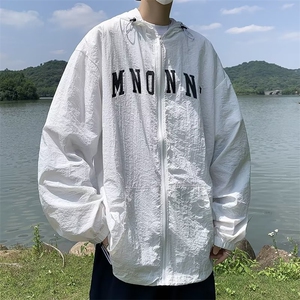 青春流行男夹克文艺潮外套薄款防晒衣 P38图片