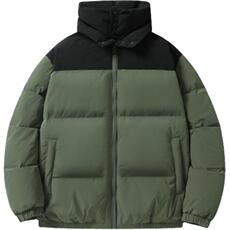 新标90%白鸭绒简约休闲拼色立领外套纯色羽绒服ESY0206-P210，男装羽绒服，电商B306