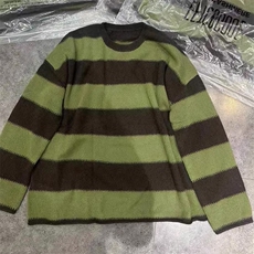 2025年秋季套头单件常规条纹撞色套衫，女装针织衫/毛衣，奢优羊绒