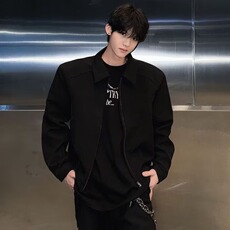春季外套男款宽松立领夹克户外休闲男装防风工作服秋装美式上衣男，男装夹克，星座506A