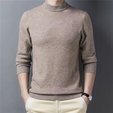 BD8185钱塘2020-2中青年男装春秋新款薄款纯色长袖，男装针织衫/毛衣，钱塘207-2