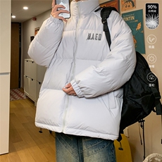 23冬季新款潮流印花字母时尚百搭羽绒服YR63002P225控268，男装羽绒服，电商A268A