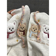 6810-P57新款连帽卫衣男女春秋季休闲百搭开衫卫衣，男装卫衣，电商B323A