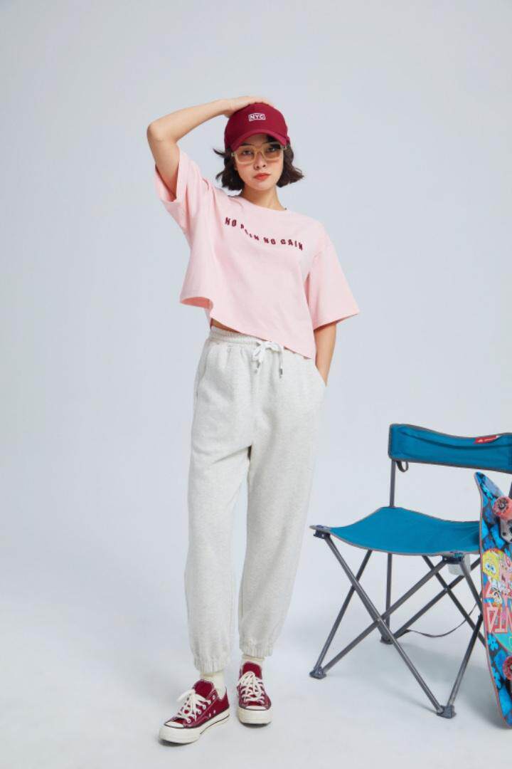 【现货】立体字母刺绣T恤，女装T恤，AIMEEWQ