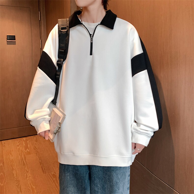 【新品】8837-P492026年春季新款衬衫领卫衣男休闲宽松百搭上衣,男装衬衫,星座1206-1（原A206-1）
