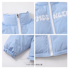 1506-1/M76891/P92学院风面包服加厚保暖外套双面穿男女同款，男装棉衣，星座1506-1