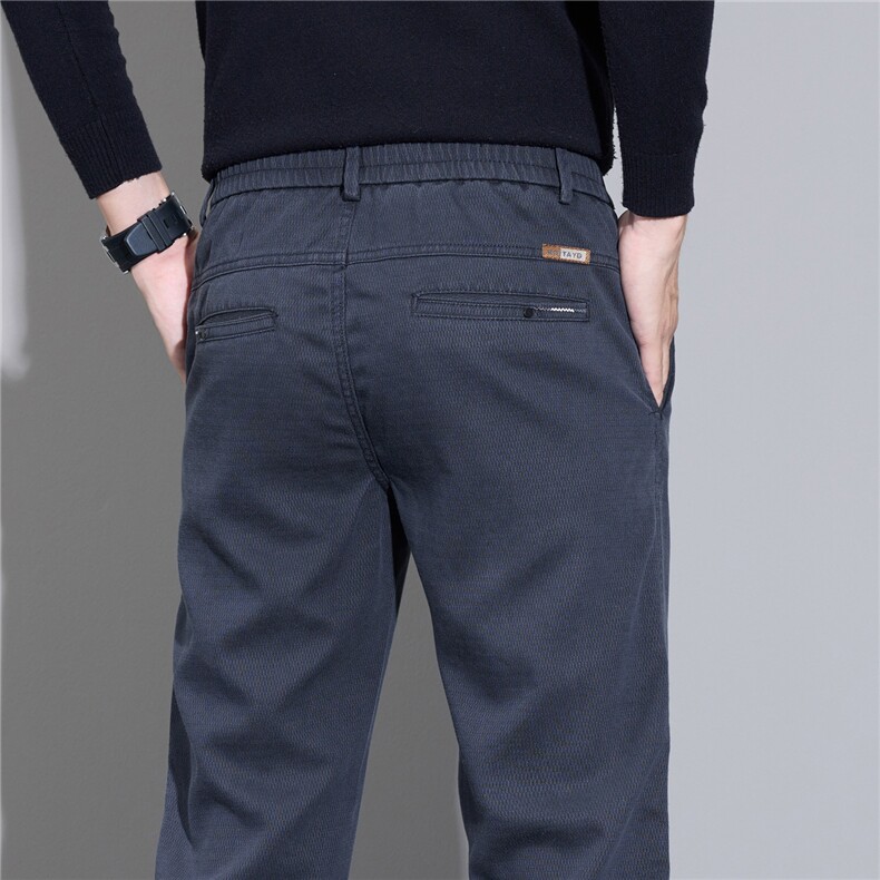 2025秋冬新款中厚款莱赛尔男士休闲裤直筒长裤LK201-p45主推外贸，男装休闲裤，星座224