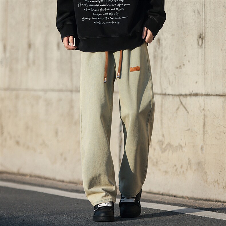 8XL-M特大码牛仔裤男宽松直筒裤子加肥加大码K908P50控68,男装休闲裤,电商D206-1