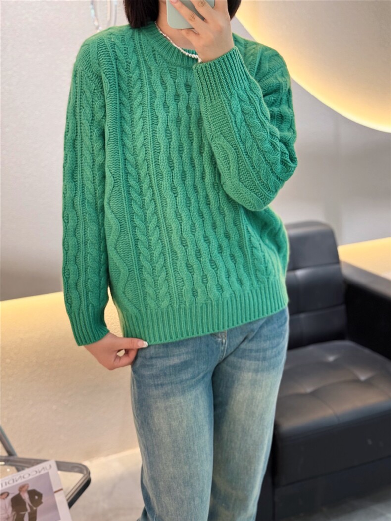 羊绒衫女圆领秋冬简约内搭毛衣纯色套头打底衫,女装羊绒衫,大千羊绒