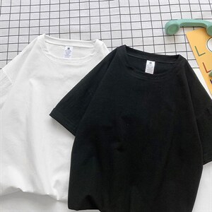 YT26099-P30亚麻短袖t恤男大码五分袖男宽松七分袖港风摆拍，男装T恤，电商A040
