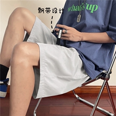 夏季潮流百搭冰丝超薄五分运动风短裤DK515-特批20，男装休闲裤，星座718-1