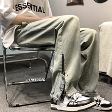 水洗牛仔裤2024秋季新款纽扣拉链双色长裤K5188B315P65控78，男装牛仔裤，电商B315