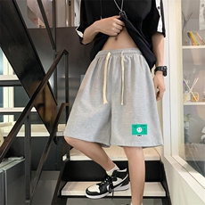 HD74264-P22华夫格短裤男大码宽松五分裤男直筒中裤，男装休闲裤，电商A040