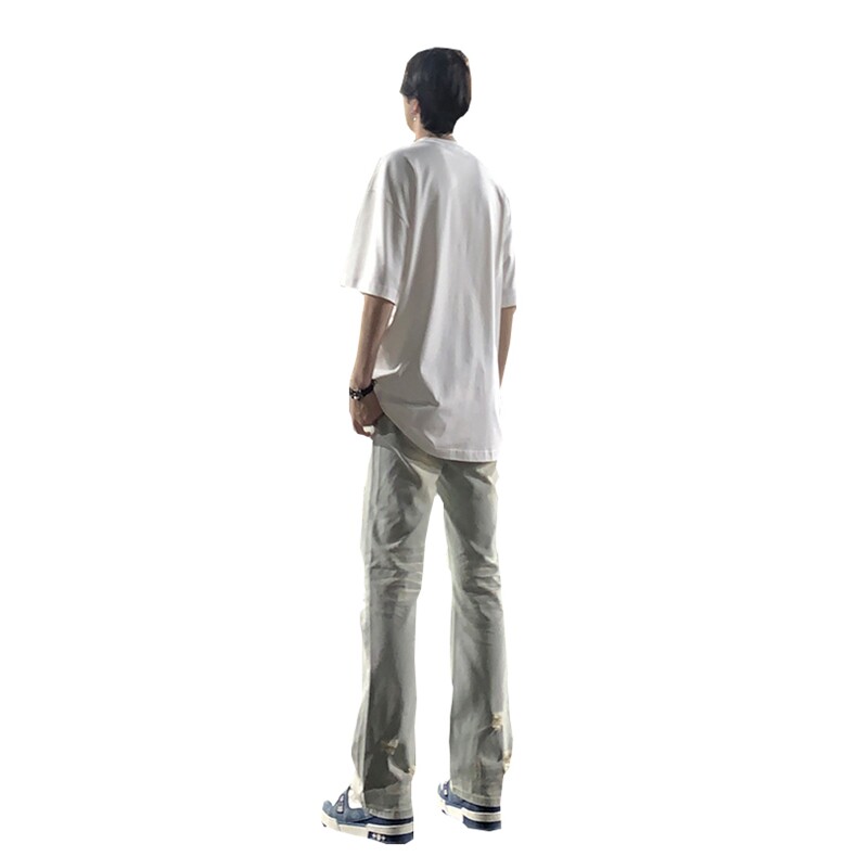 夏季美式高街ins小众破洞牛仔裤货号K755P6578,男装牛仔裤,电商A063
