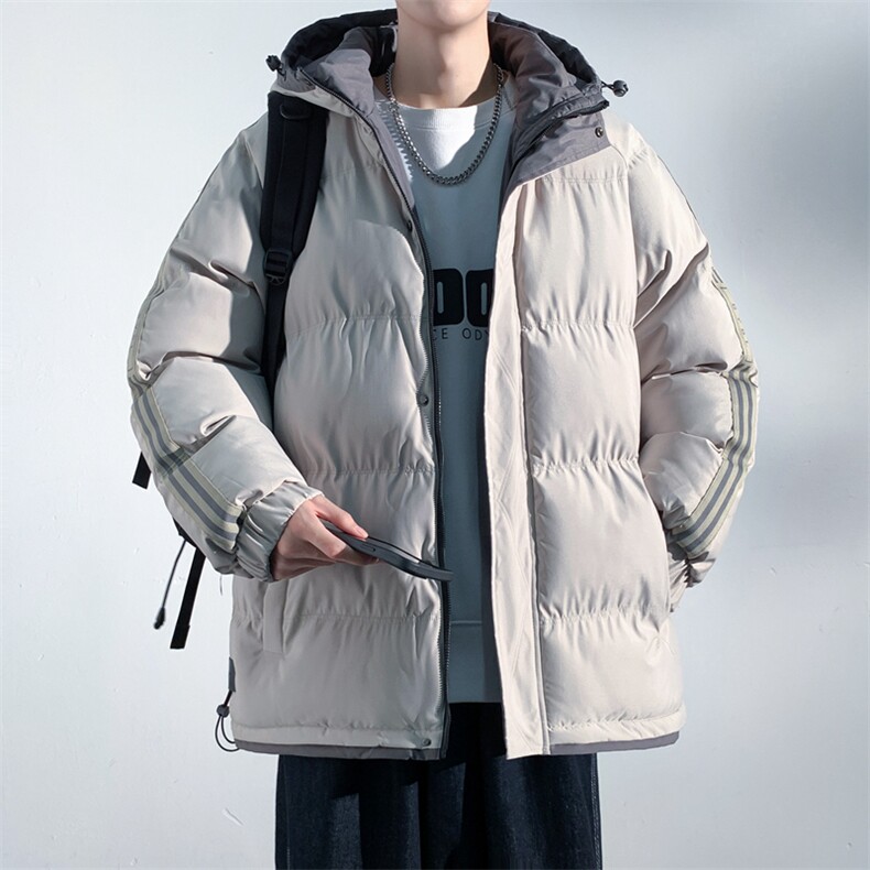 三防料抖音品质现货10W件宽松加绒加厚棉衣外套棉服BM333特P85,男装棉衣,电商A486