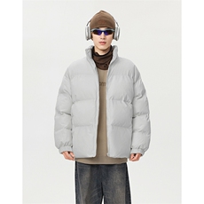 冬季新款棉衣简约港风休闲立领纯色面包服外套D2200-TP35不，男装棉衣，电商A102