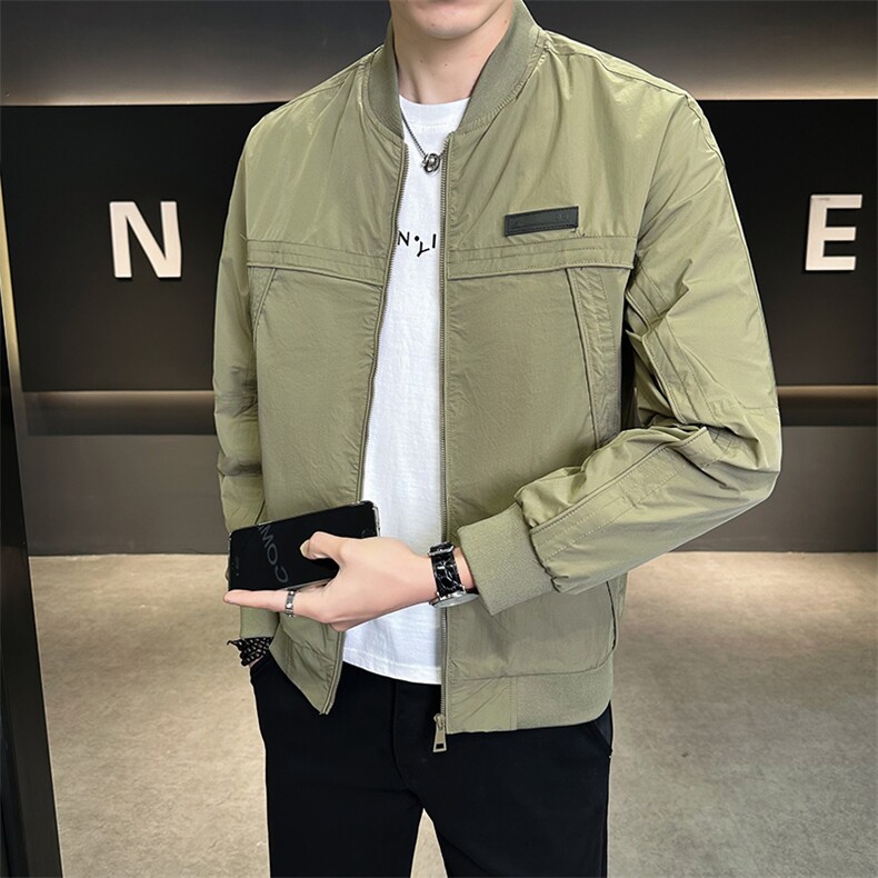 店主风棒球领夹克男士2025秋装休闲衣服男外套B320-8513-P95,男装夹克,电商B320