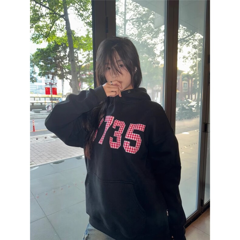 常规款刺绣连帽卫衣WY7062,男装卫衣,星座516A