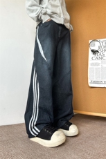 【场景图】903-AK96-特P55【89】S-3XL条纹牛仔裤！1，男装牛仔裤，星座903