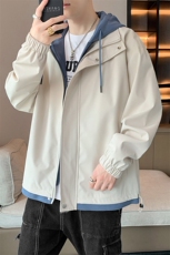 秋季现货假两件夹克男二开三防冲锋衣外套DSA157B-JK763-P68，男装夹克，电商A157B