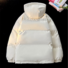 现货抖音得物可供视频三防加厚羽绒连帽棉衣外套面包棉服85536，男装棉衣，电商A486