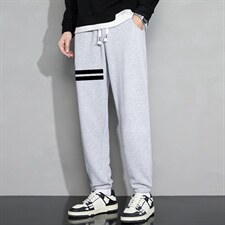 休闲裤男22秋冬新款舒适百搭运动裤潮牌修身工装裤学生卫裤Z920，男装休闲裤，星座815-2