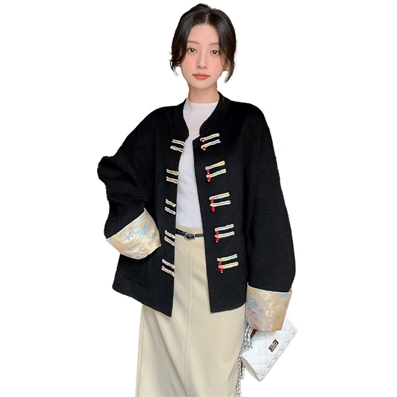 2024年秋季精致洋气新款时尚简约复古羊毛大衣外套,女装双面呢大衣,荣图大衣
