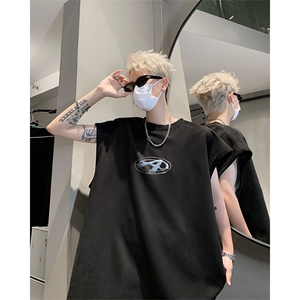 麂皮绒 背心/马甲/坎肩 2025夏季男装无袖T恤XZ514-2-2024115-P28图片