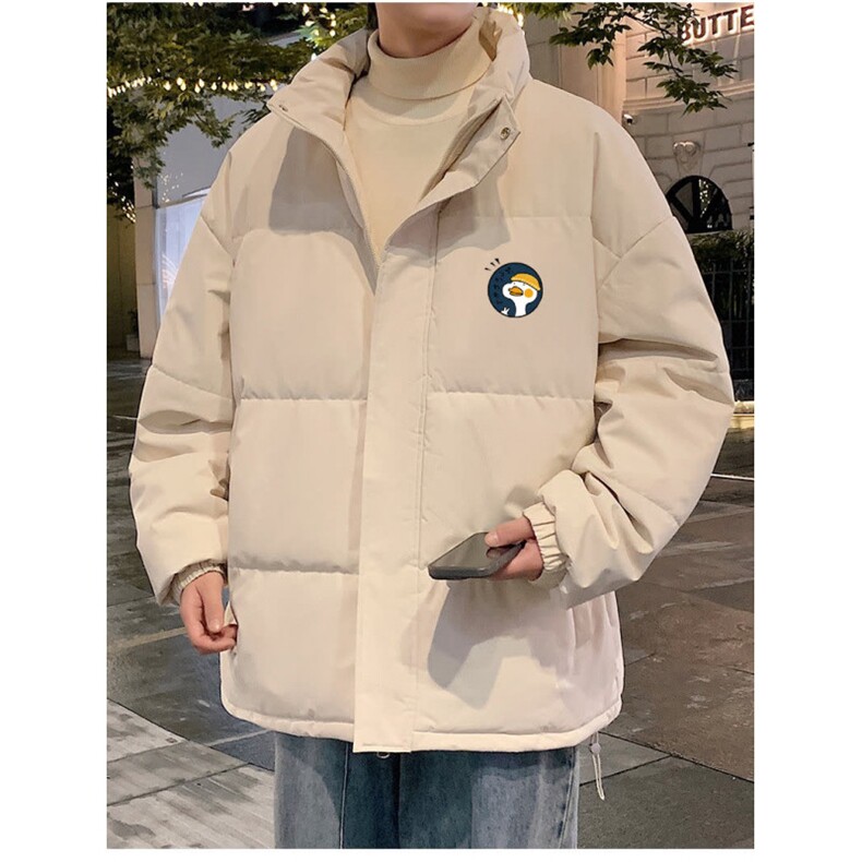 新款棉衣男冬季棉袄外套青少年宽松立领潮牌面包服气质简约,男装棉衣,星座1013-1
