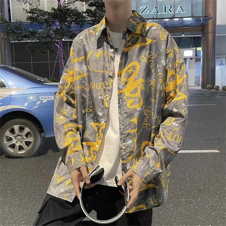 男秋季新款长袖衬衫外套C151P28,男装衬衫,星座1116-2