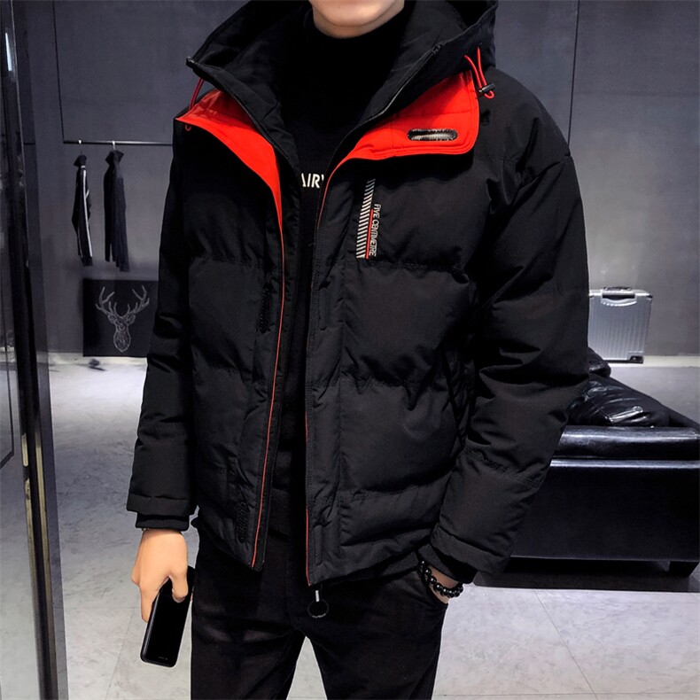 工装棉衣男韩版潮流连帽棉服棉袄帅气冬季短款外套DS310T,男装棉衣,电商A102