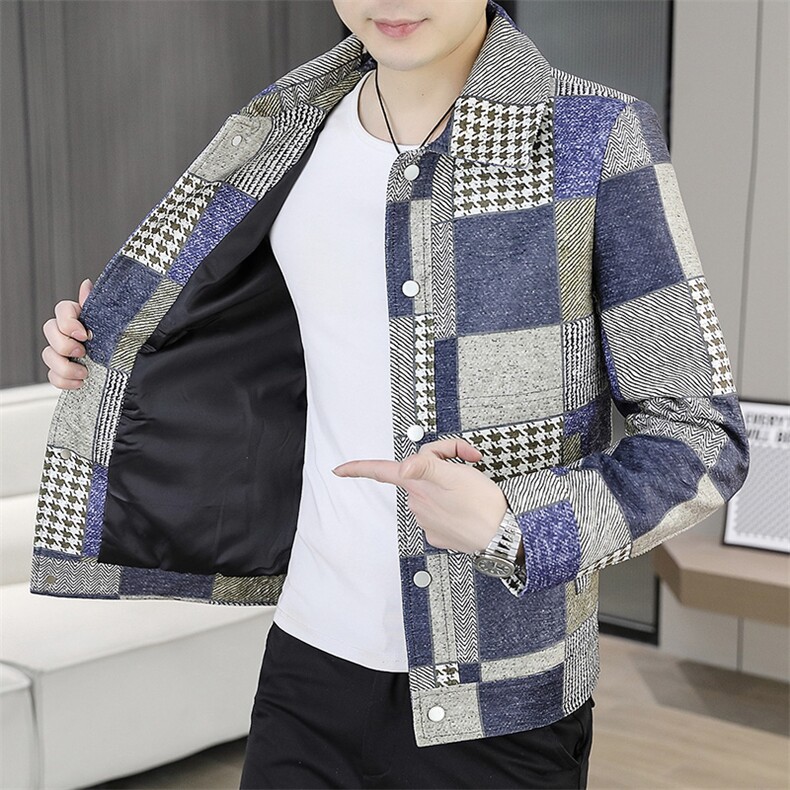 507A-JK251-P902025Q秋季时尚男士夹克青年外套,男装夹克,星座507A（原星座306B-2）