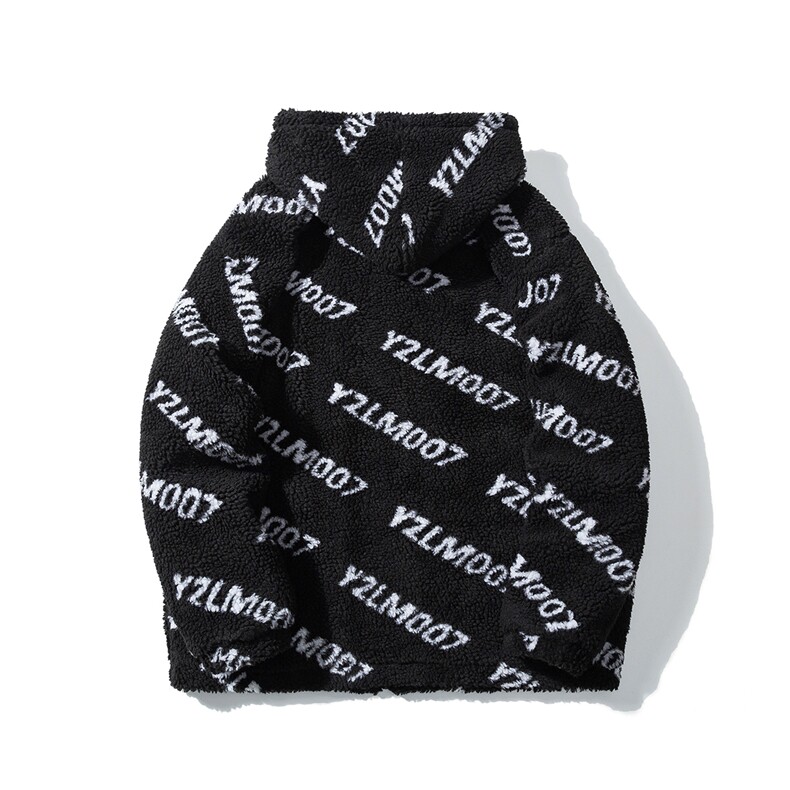 1白底定制LOGO羊羔毛棉衣大码M-5XL连帽棉衣外套男78710P105控148,男装棉衣,星座226-2