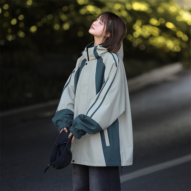 815A-MJ78362-65特秋冬装新款拼接登山服三防冲锋衣外套夹克,男装夹克,星座815A