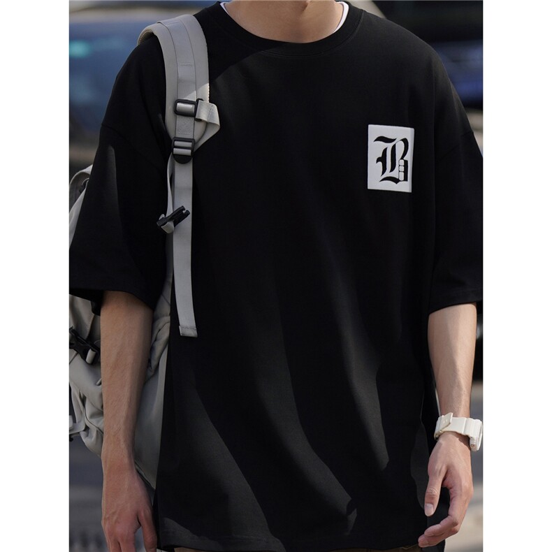 重磅前发泡后大印花短袖港风T桖（260克）202-8-T261-P38-控48,男装T恤,星座222-2（原202-8）
