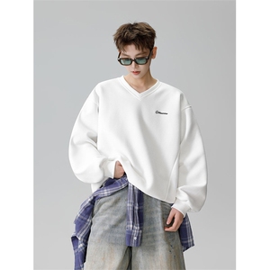 刺绣v领卫衣男 cp120-特p40图片