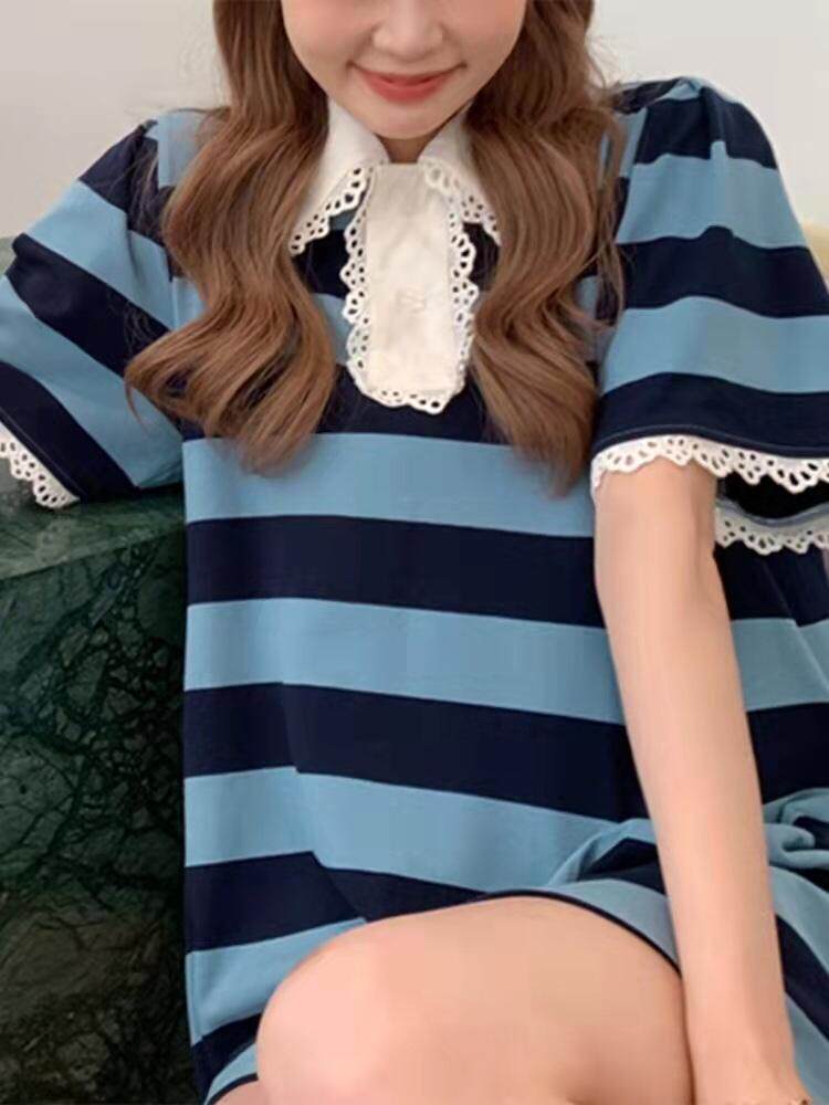 Polo学院风连衣裙现货，女装连衣裙，XTZ style