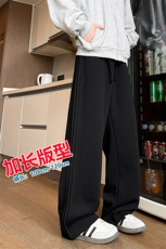 秋季瘦高个子加长休闲裤男直筒阔腿188cm115运动裤宽松KZ030P55，男装休闲裤，电商B312