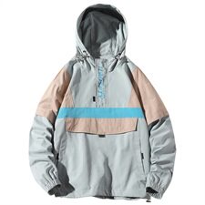 秋季新款夹克男士套头连帽外套潮流上衣休闲男装衣服DS860T，男装夹克，电商A102