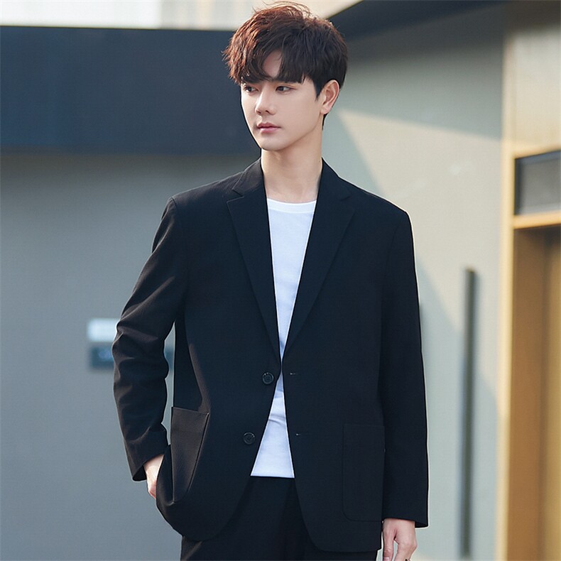 2025春秋款高端休闲西装男士宽松休闲简约西服外套X861-P240控308,男装西服,电商A355（原A415）