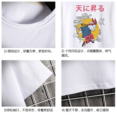 DX17012-P20纯短袖t恤男大码半袖打底衫宽松体恤衫网格挂拍，男装T恤，电商A040A