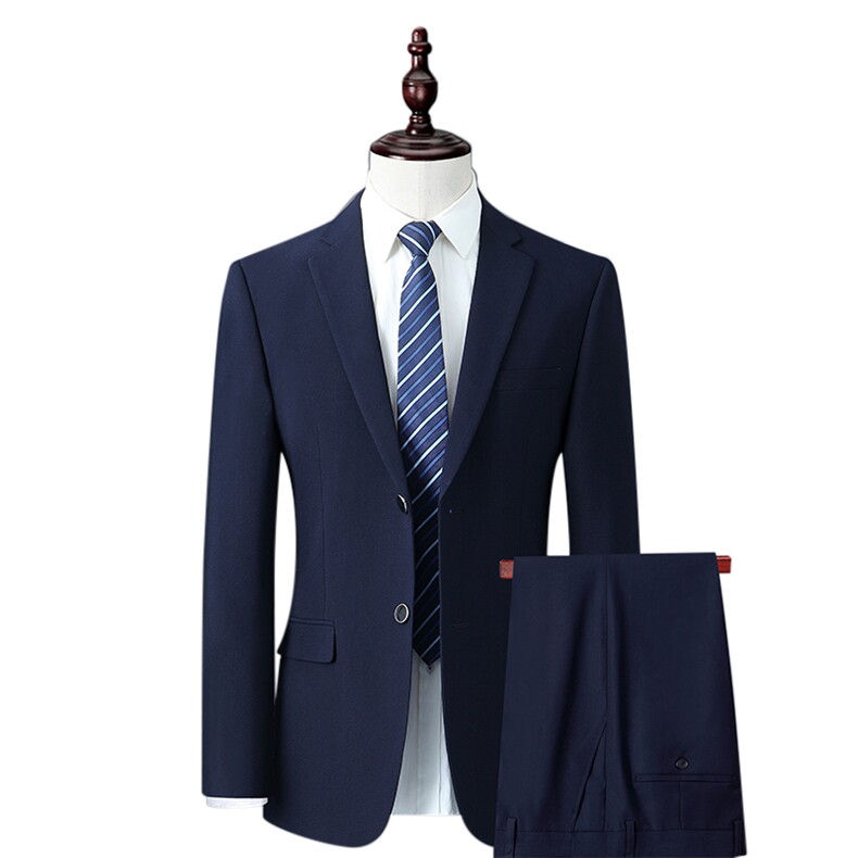 中老年男装西服爸爸装西服外套商务休闲西服两件套MNSA8805-P290，男装西服套装，电商B212（原钱塘6029）