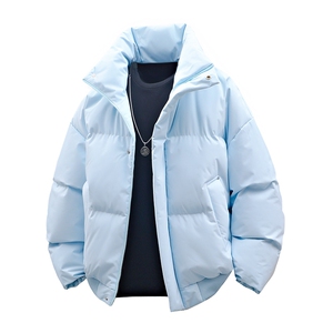 冬季clean纯色棉服潮流中性加厚短款棉衣 HZ8816-特P68不议价图片