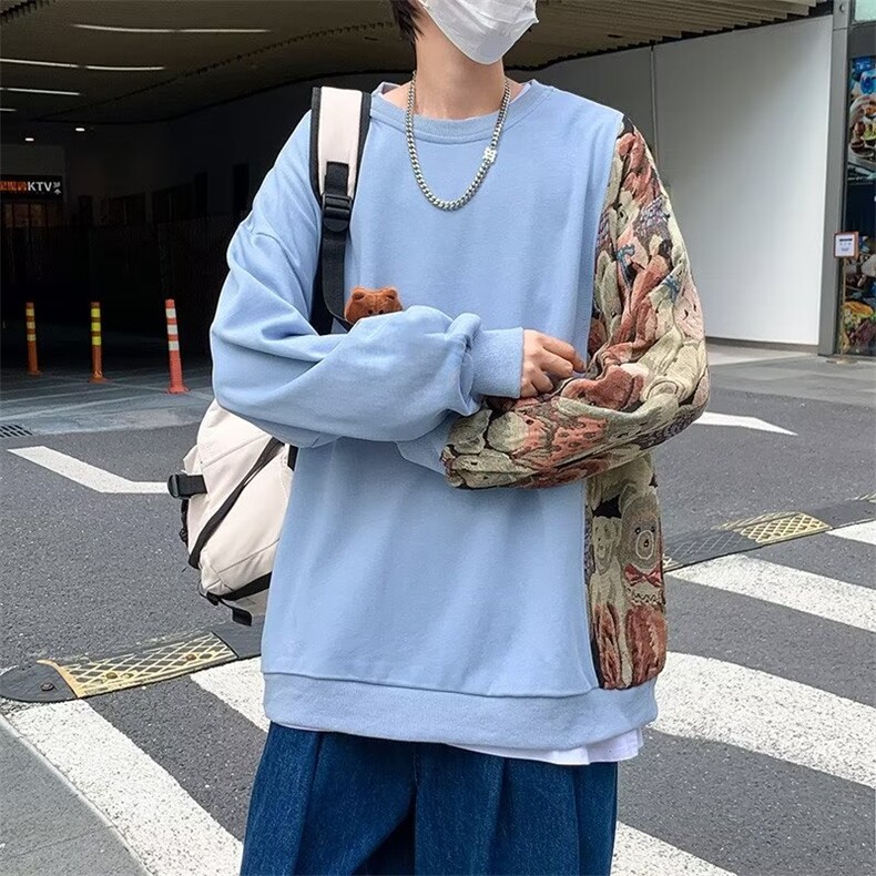 卫衣外套男春秋季圆领休闲长袖衣服HW32P25,男装卫衣,星座1116-2