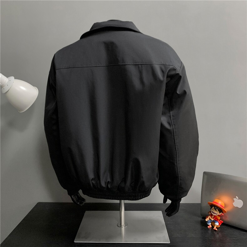 假模2026冬装飞行员夹克棉服厚外套男装冬季宽松翻领棉衣S374特75,男装夹克,电商A233-1