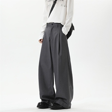 2026春季新款无影墙大码美式阔腿西裤M-5XHK25198-特P30，男装西裤，电商A022