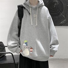 WY2152-P35纯棉连帽卫衣男大码运动帽衫宽松薄外套男，男装卫衣，电商A040
