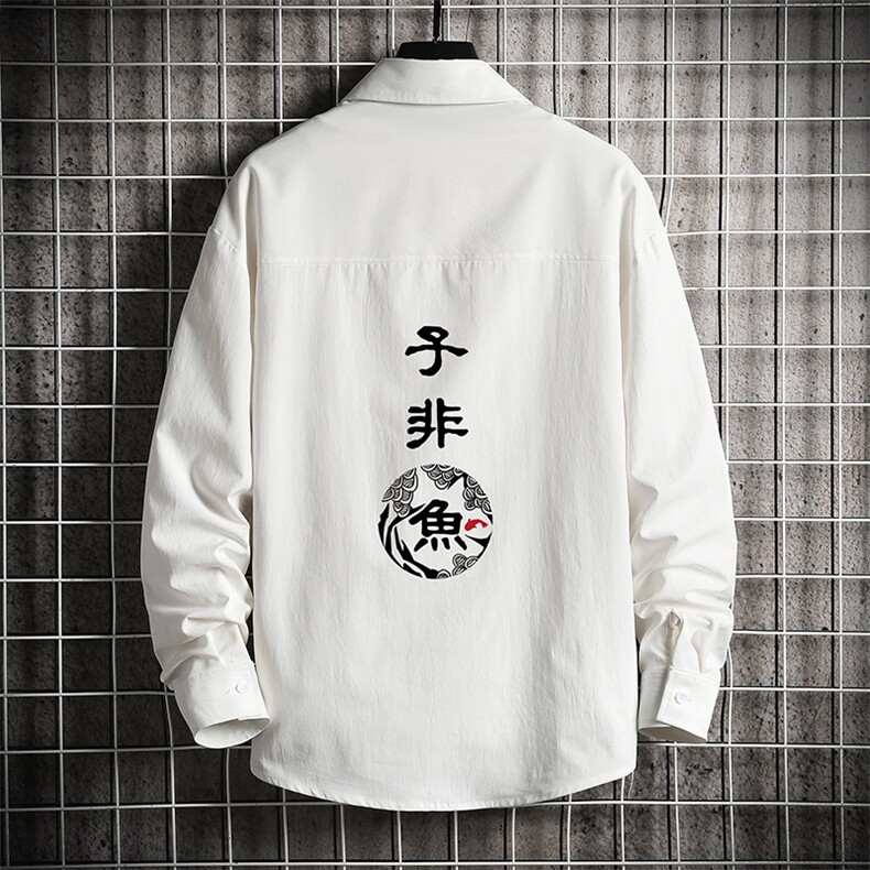 CS15070-P38 长袖衬衫男士大码宽松衬衣男寸衫男寸衣图片