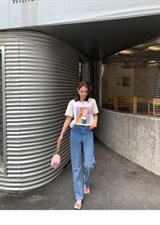 【现货】胶印T恤，女装T恤，欧尼蒂